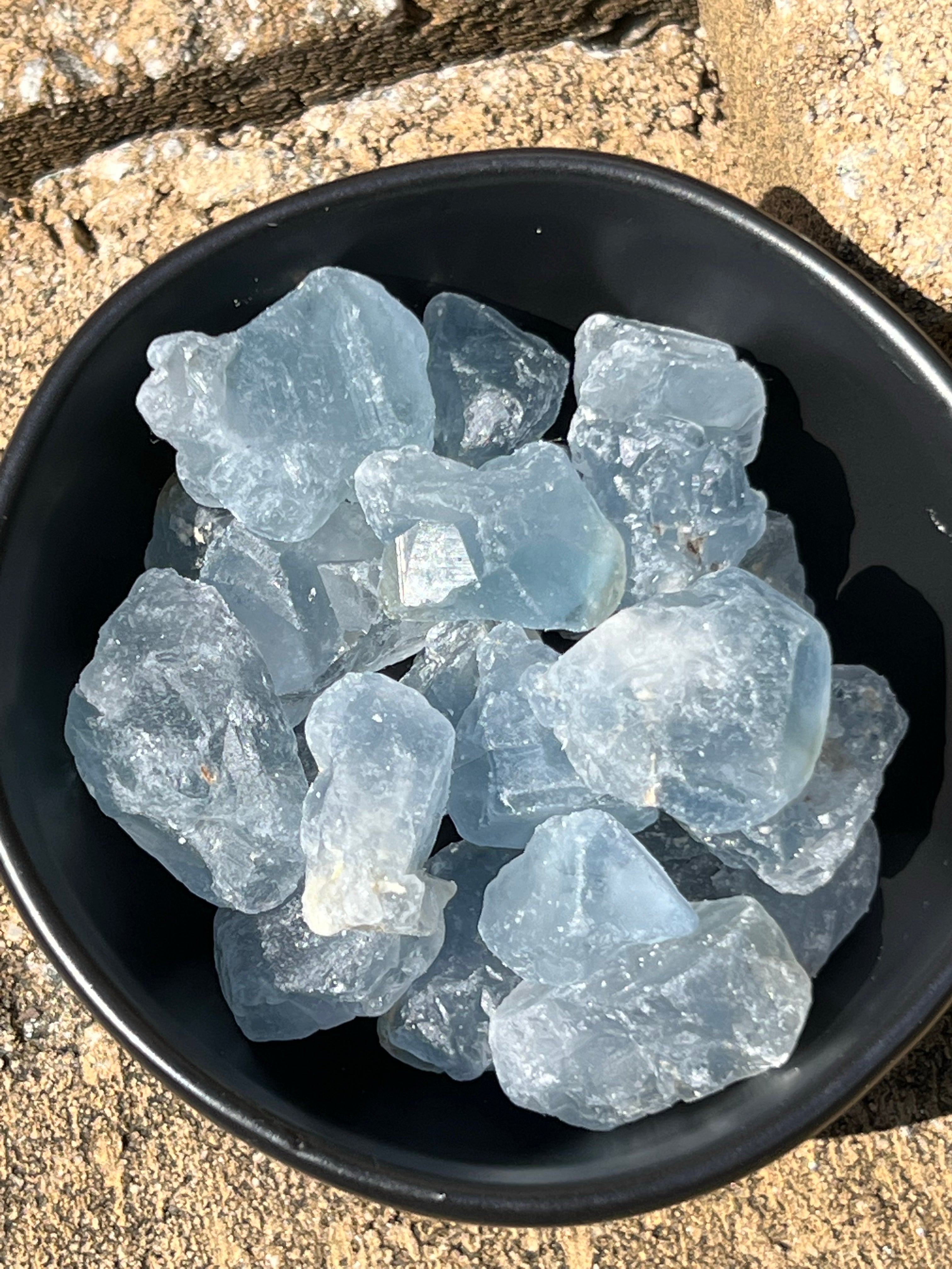 Raw Celestite Crystals