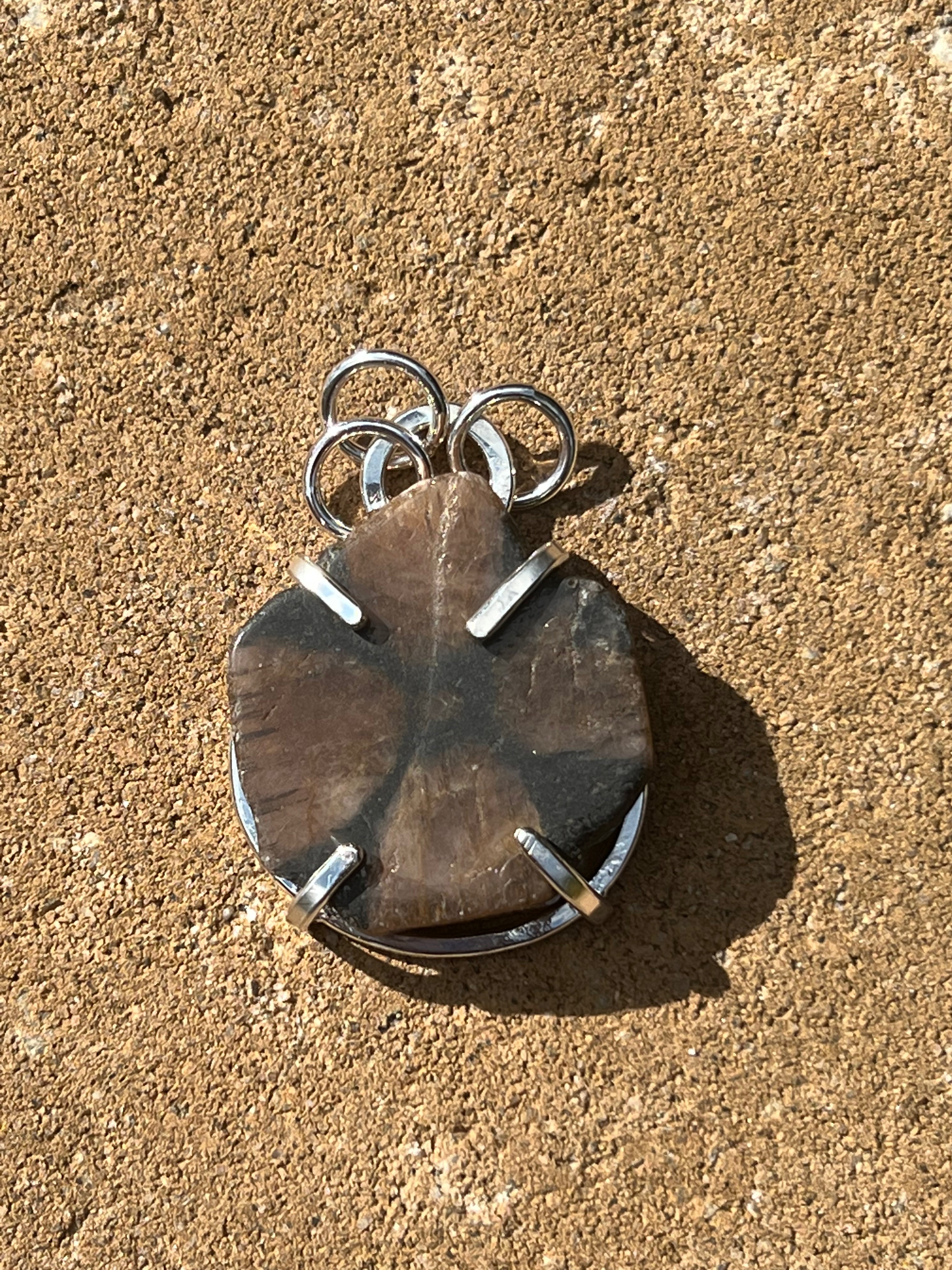 Chiastolite pendant on sale